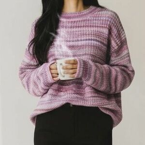 Sold 78 & Sunny Women's Multicolor Striped Sweater
